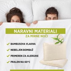 Hitex vzglavnik Bamboo All Sides Sleep, 50 x 70