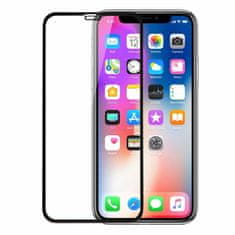 Nexeri Kaljeno steklo 5D IPHONE 11 PRO črno Popolnoma lepljivo