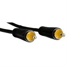 Hama video kabel cinch - cinch, pozlačen, 3*, 1,5 m