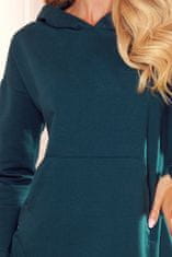 Numoco Ženski dolgi pulover Amelia zelena XL