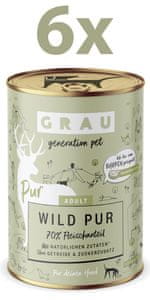 GP Adult konzerva za pse, divjačina, 6 x 400 g