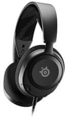 SteelSeries Arctis Nova 1 slušalke, žične, črne (61606) - odprta embalaža