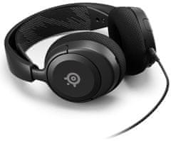 SteelSeries Arctis Nova 1 slušalke, žične, črne (61606) - odprta embalaža