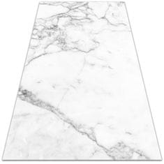 Decormat Zunanja preproga Črna bela marmorna tekstura 150x225 cm 