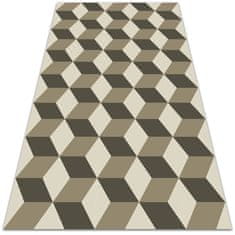 Decormat Zunanja preproga Kocke 60x90 cm 