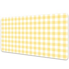 Decormat Podloga za pisalno mizo Yellow grille 100x50 cm 