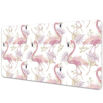 Decormat Podloga za pisalno mizo Rožnati flamingi