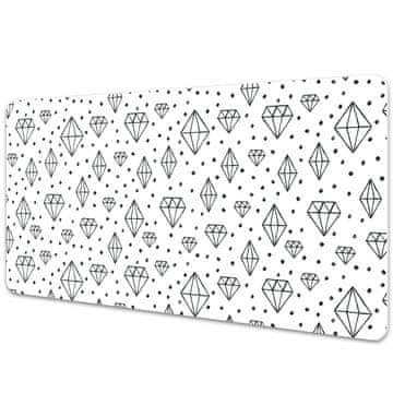 Decormat Podloga za pisalno mizo Drawn diamonds