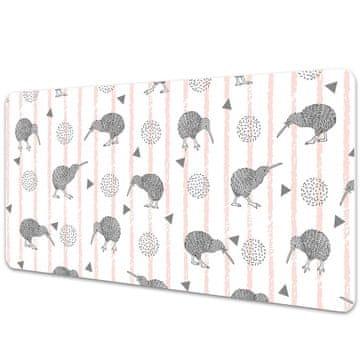 Decormat Podloga za pisalno mizo Pattern birds kiwi