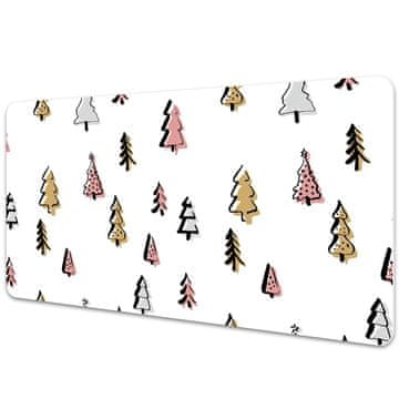 Decormat Podloga za pisalno mizo Pastel Christmas trees
