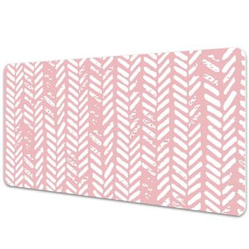 Decormat Podloga za pisalno mizo Pink herringbone