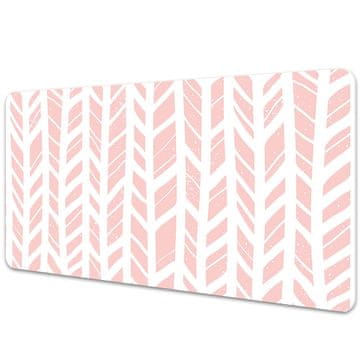 Decormat Podloga za pisalno mizo Pink herringbone