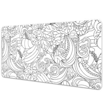 Decormat Podloga za pisalno mizo Doodle pattern