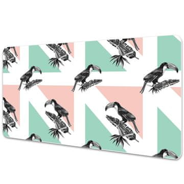 Decormat Podloga za mizo Toucan with triangles