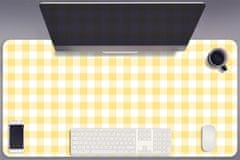 Decormat Podloga za pisalno mizo Yellow grille 100x50 cm 