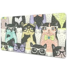 Decormat Namizna podloga Cats with glasses 90x45 cm 