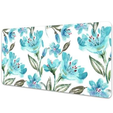 Decormat Podloga za pisalno mizo Turquoise flowers