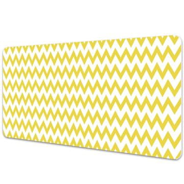 Decormat Podloga za pisalno mizo Yellow zigzags