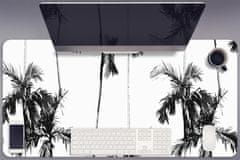 Decormat Namizna podloga Black and white palm trees 90x45 cm 