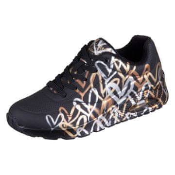 Skechers Čevlji črna Metallic Love