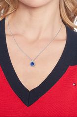 Tommy Hilfiger Elegantna jeklena ogrlica z obeskom Iconic Circle 2780655