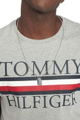 Tommy Hilfiger Moderna jeklena ogrlica z vojaško oznako 2790437