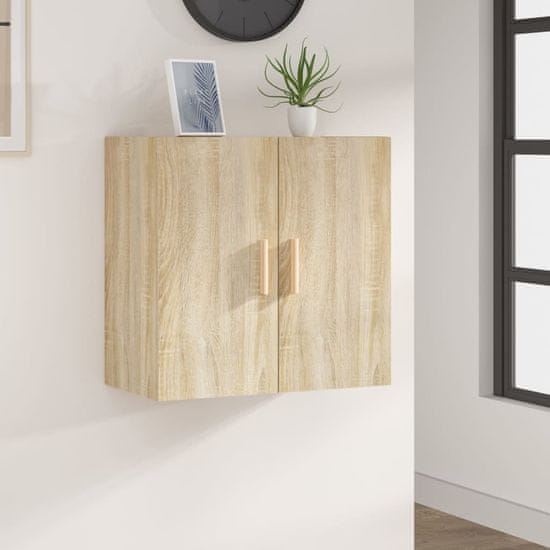 Vidaxl Stenska omarica sonoma hrast 60x30x60 cm konstruiran les