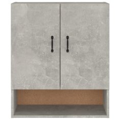 Vidaxl Stenska omarica betonsko siva 60x31x70 cm inženirski les