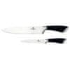 Komplet nožev iz nerjavečega jekla 2 kosa Black Silver Collection BH-2141