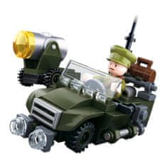 Sluban WWII M38-B0678B 4into1 Patrol Jeep