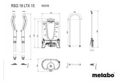 Metabo nahrbtna škropilnica RSG 18 LTX 15