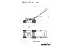 Metabo Akumulatorska kosilnica RM 36-18 LTX BL 46