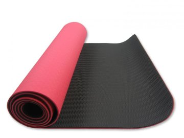 Podloga za vadbo YOGA 6 mm - dvoslojna