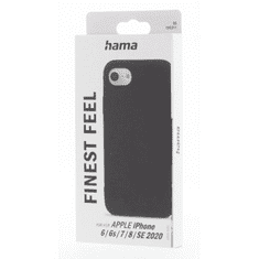 Hama Finest Feel, ovitek za Apple iPhone 6/6s/7/8/8/SE 2020/SE 2022, črn