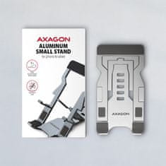 AXAGON STND-M, aluminijasto stojalo za telefone in tablične računalnike 4" - 10,5", pet nastavljivih kotov