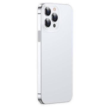 BASEUS Prozorno ohišje Simple za iPhone 13 Pro (belo)