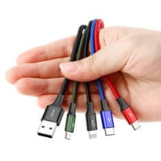 BASEUS Kabel USB Fast 4w1 USB-C / Lightning / 2x Micro 3,5A 1,2m 