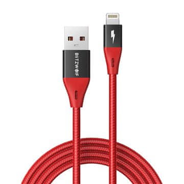 Blitzwolf Kabel USB-C Lightning MF-10 Pro, MFI, 20W, 1.8m