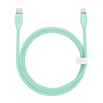 BASEUS Kabel USB-C Lightning Jelly, 20W, 1,2m