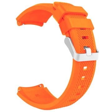 BStrap Silicone Sport pašček za Huawei Watch 3 / 3 Pro, neon orange