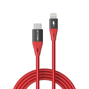 Blitzwolf Kabel USB-C Lightning BW-CL3, MFI, 20W, 1.8m