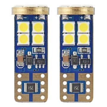 AMIO Avto LED sijalka CANBUS 12 SMD LED 2835 T10/W5W 12V/24V
