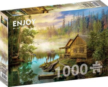 ENJOY Puzzle Brunarica ob reki 1000 kosov
