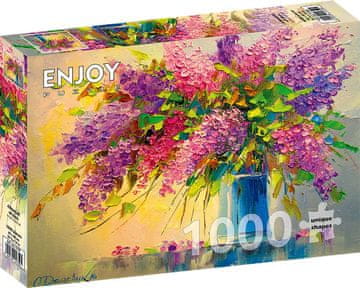 ENJOY Puzzle Šopek lila 1000 kosov