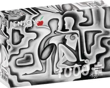 ENJOY Puzzle Adam in Eva 1000 kosov