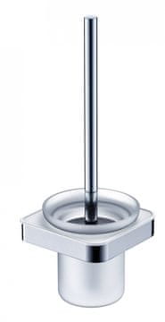schmidler WC ščetka z nosilcem ARIA, mirror finish, mlečno steklo