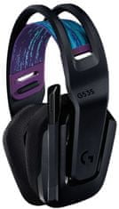 Logitech G535 LightSpeed slušalke, brezžične, črne (981-000972)