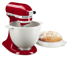 KitchenAid skleda za kruh, s pokrovom (5KSMCB5BGS) - odprta embalaža