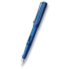 Lamy Safari Shiny Blue nalivno pero z žebljičkom F