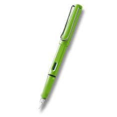 Lamy Safari Shiny Green nalivno pero z žebljičkom F